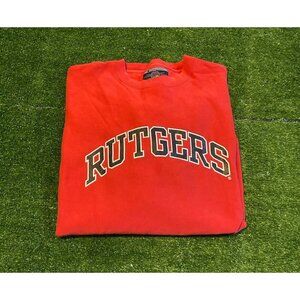 Vintage Rugers Scarlet Knights sweatshirt mens XXL red Crew neck Champion 23